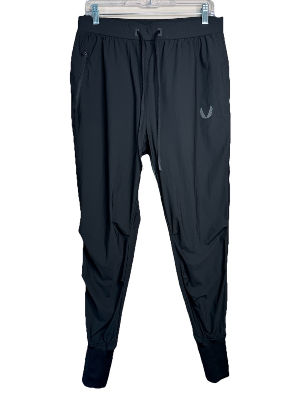 ASRV Pants Mens Large Black DSG-0826 Tetra-Lite Joggers Tapered Performance F7